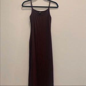 Shein Brown Bodycon Maxi Dress